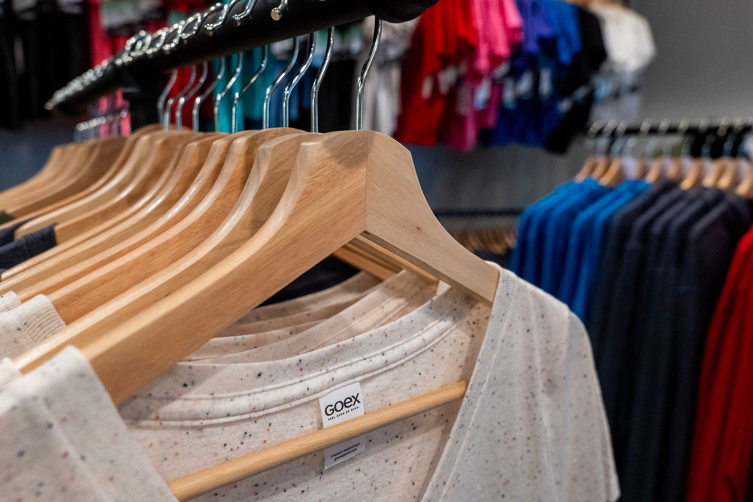 Photo of GOEX Product on Garment Racks