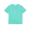 Front Flat Lay of GOEX Unisex and Men's Cotton Tee in Mint