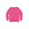 Front Flat Lay of GOEX Youth Fleece Crew in Neon Pink