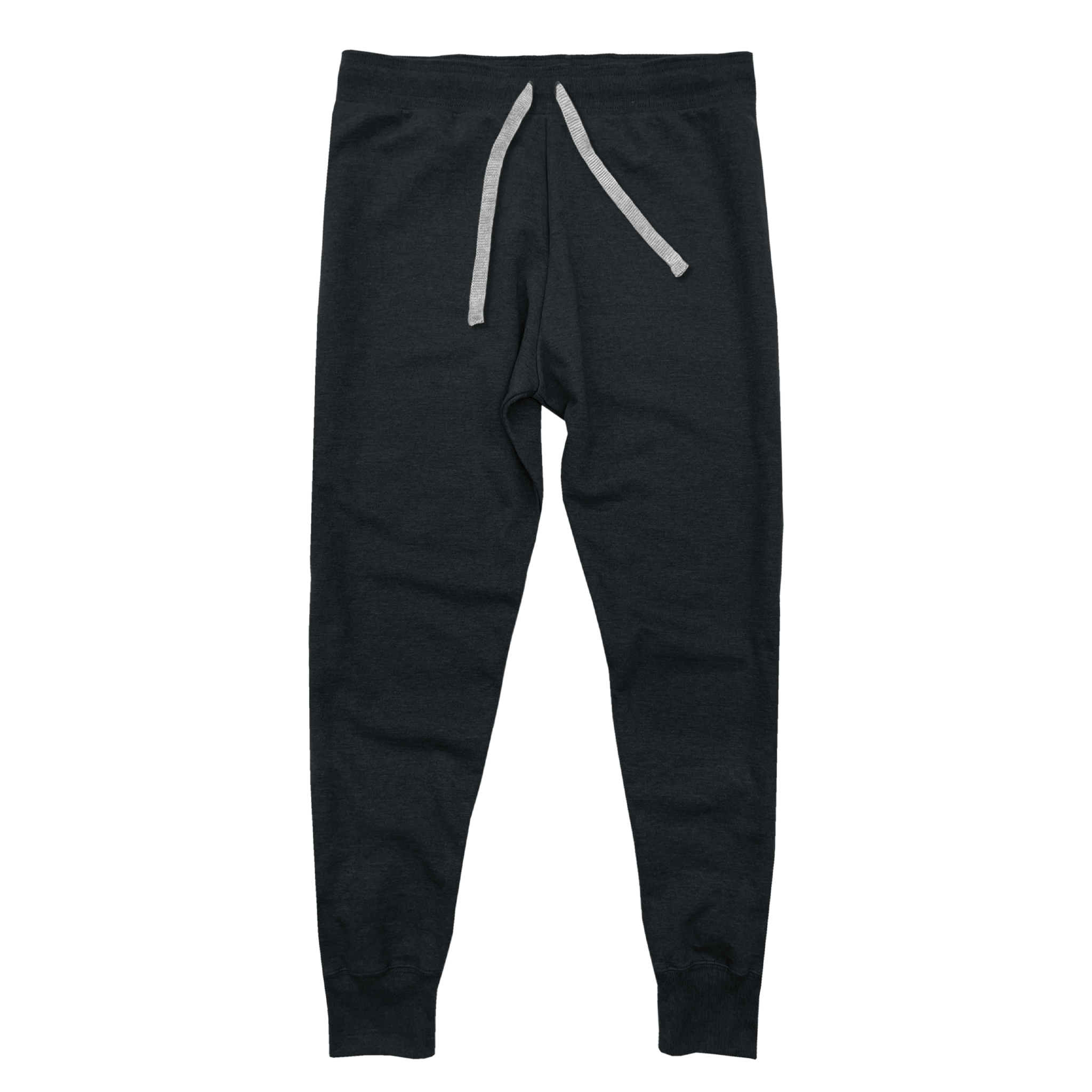 Front Flat Lay GOEX Unisex and Men's Fleece Jogger in Charcoal