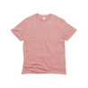 Front Flat Lay of GOEX Unisex and Men's Eco Triblend Tee in Rose