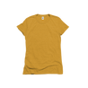 Front Flat Lay of GOEX Ladies Eco Triblend tee in Mustard