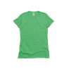 Front Flat Lay of GOEX Ladies Eco Triblend Tee in Grass