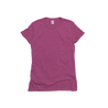 Front Flat Lay of GOEX Ladies Eco Triblend Tee in Berry