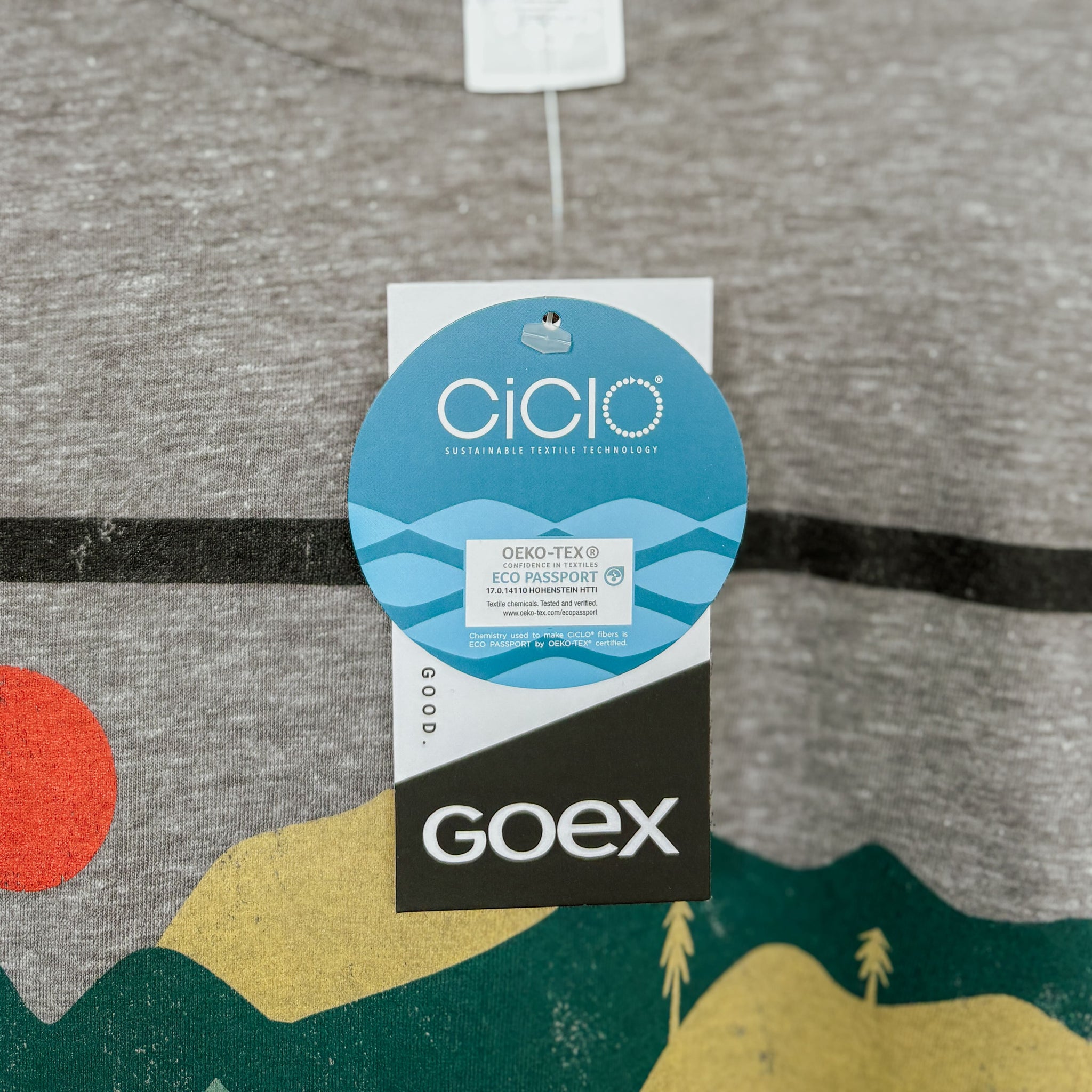 GOEX Apparel Creates Sustainable Tee With CiCLOⓇ Technology to Reduce Microplastic Pollution