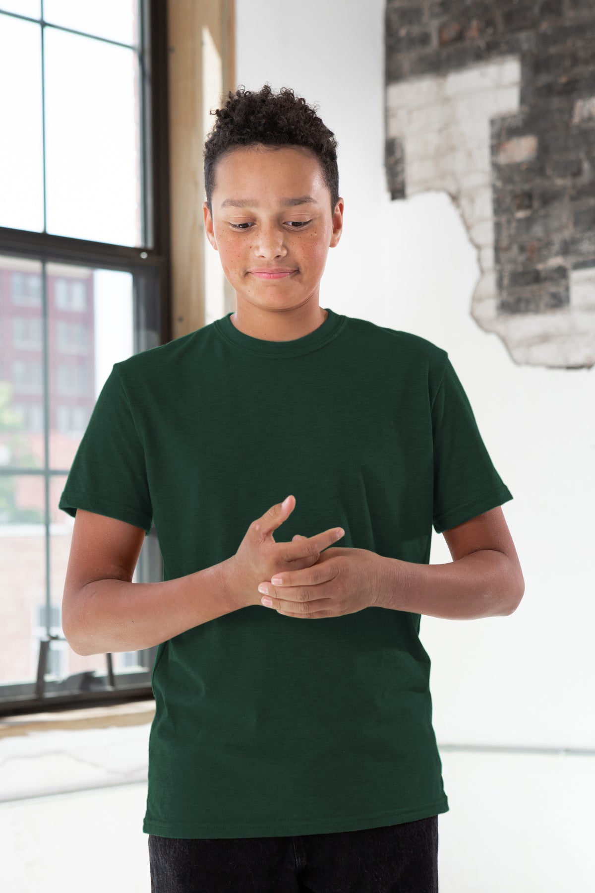 Youth Eco-Triblend Short Sleeve Tee (Fashion Colors)