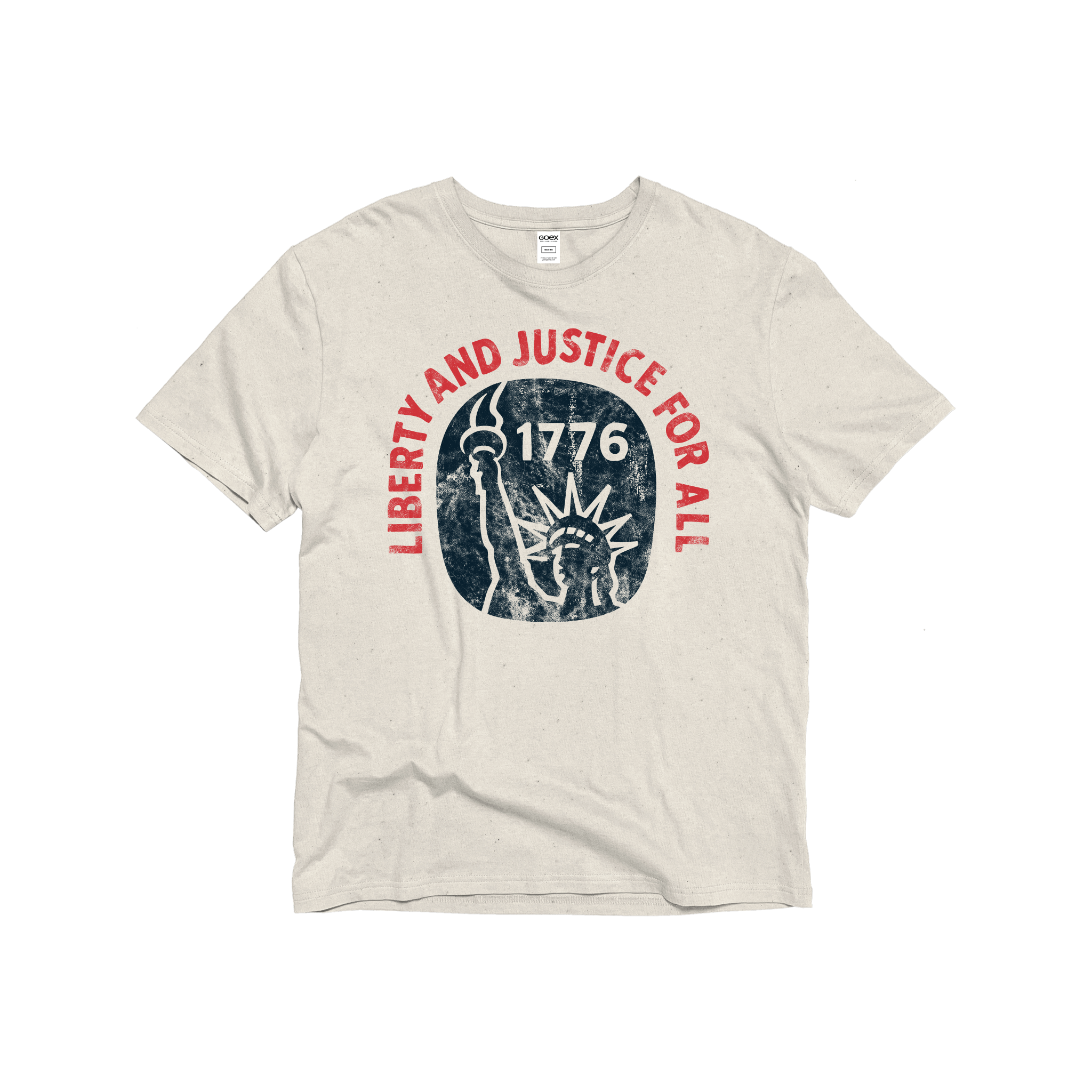 Liberty and Justice For All Unisex Eco-Cotton Tee