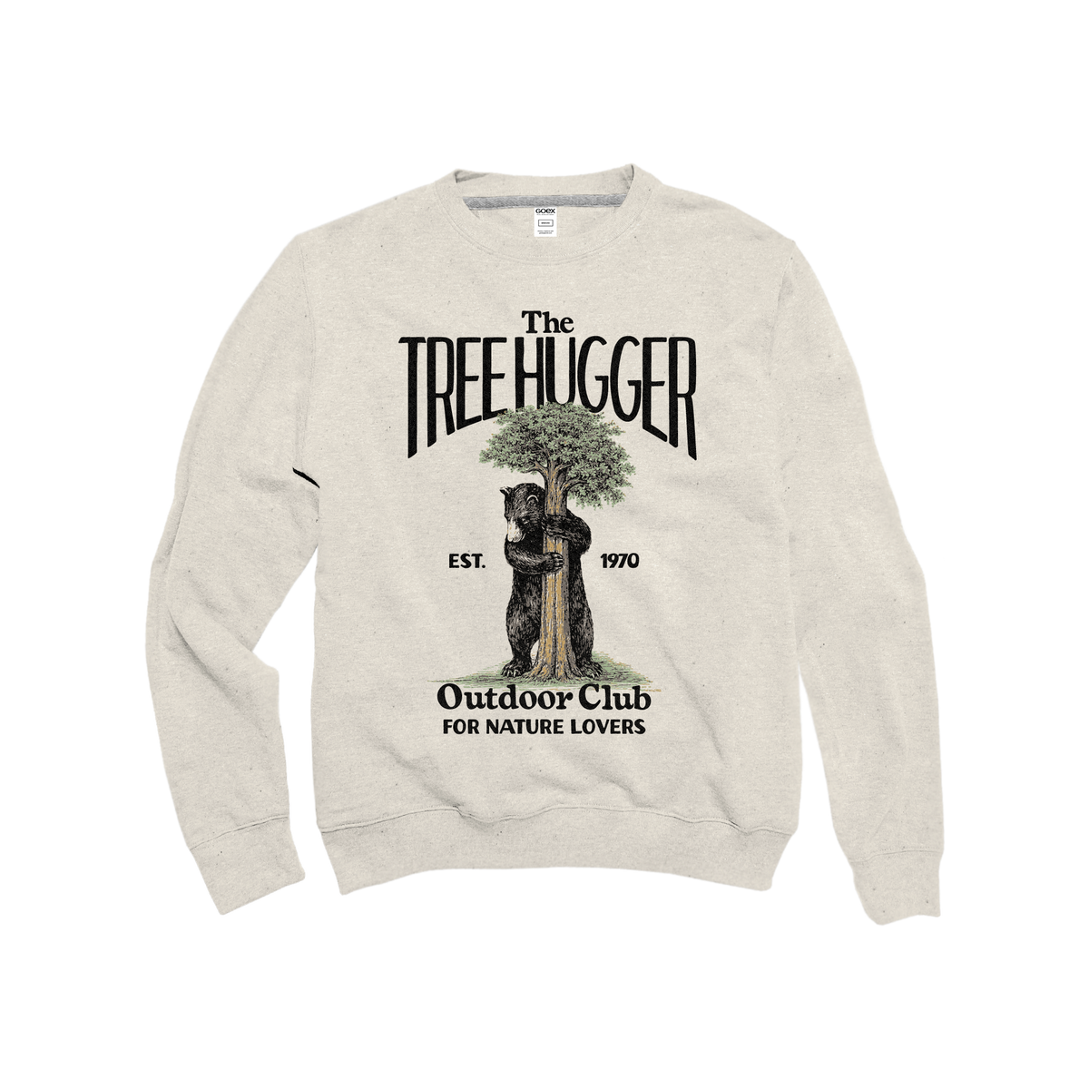 Tree Hugger Unisex Fleece Crew