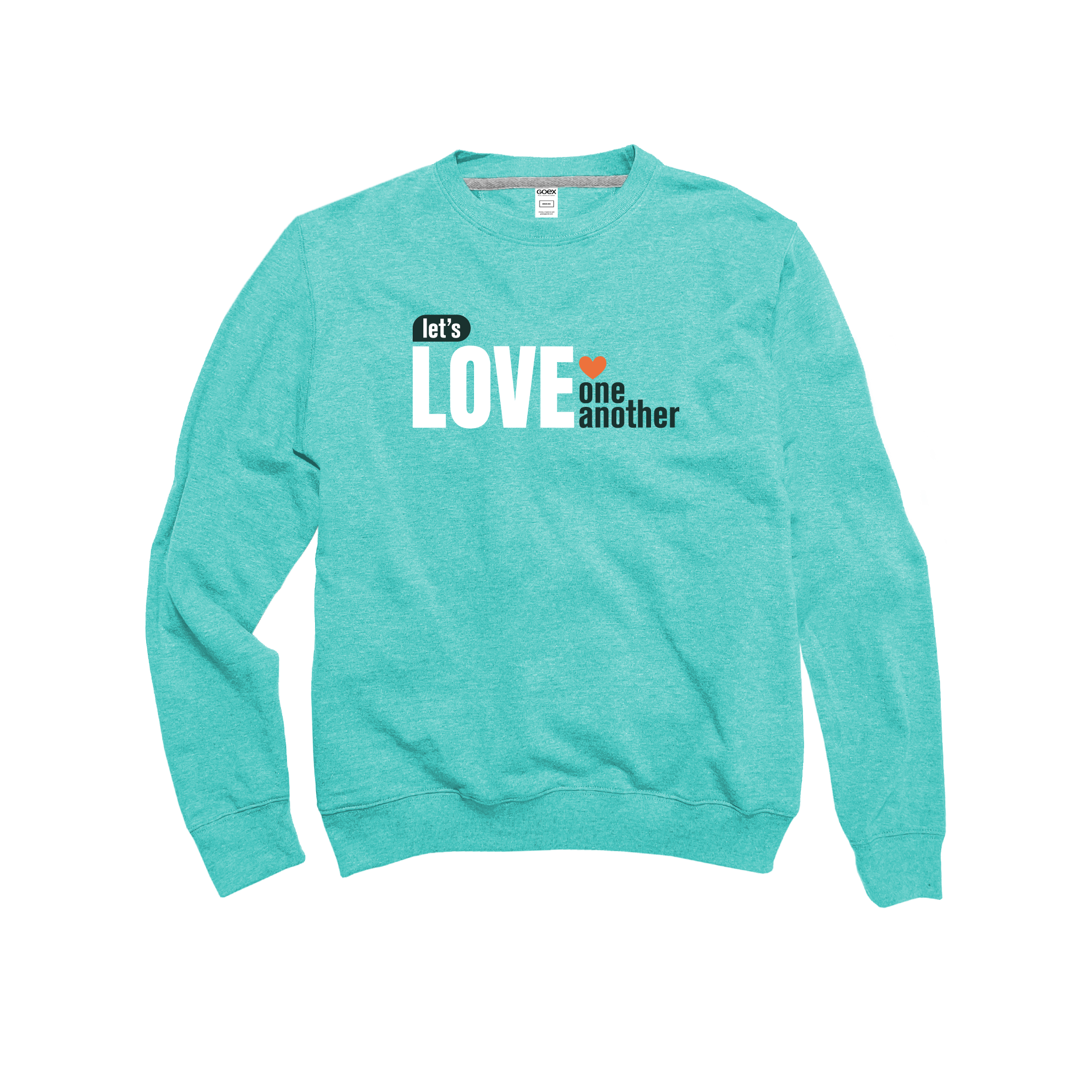 Love One Another Unisex Fleece Crew Sweatshirt