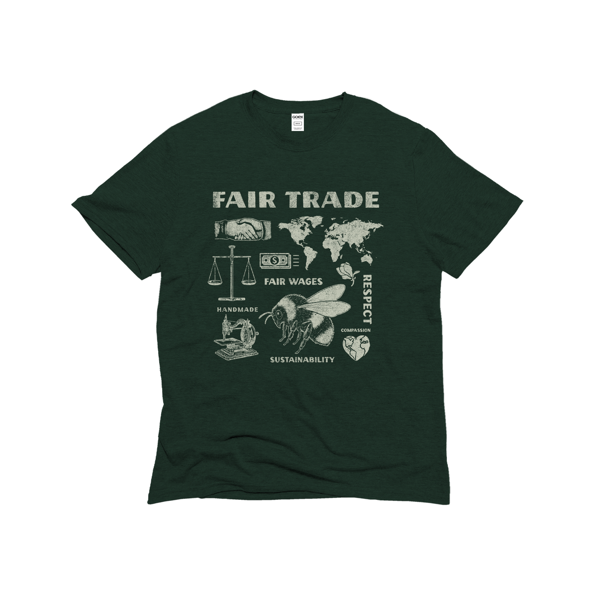 Fair Trade Icons Unisex Eco-TriblendTee