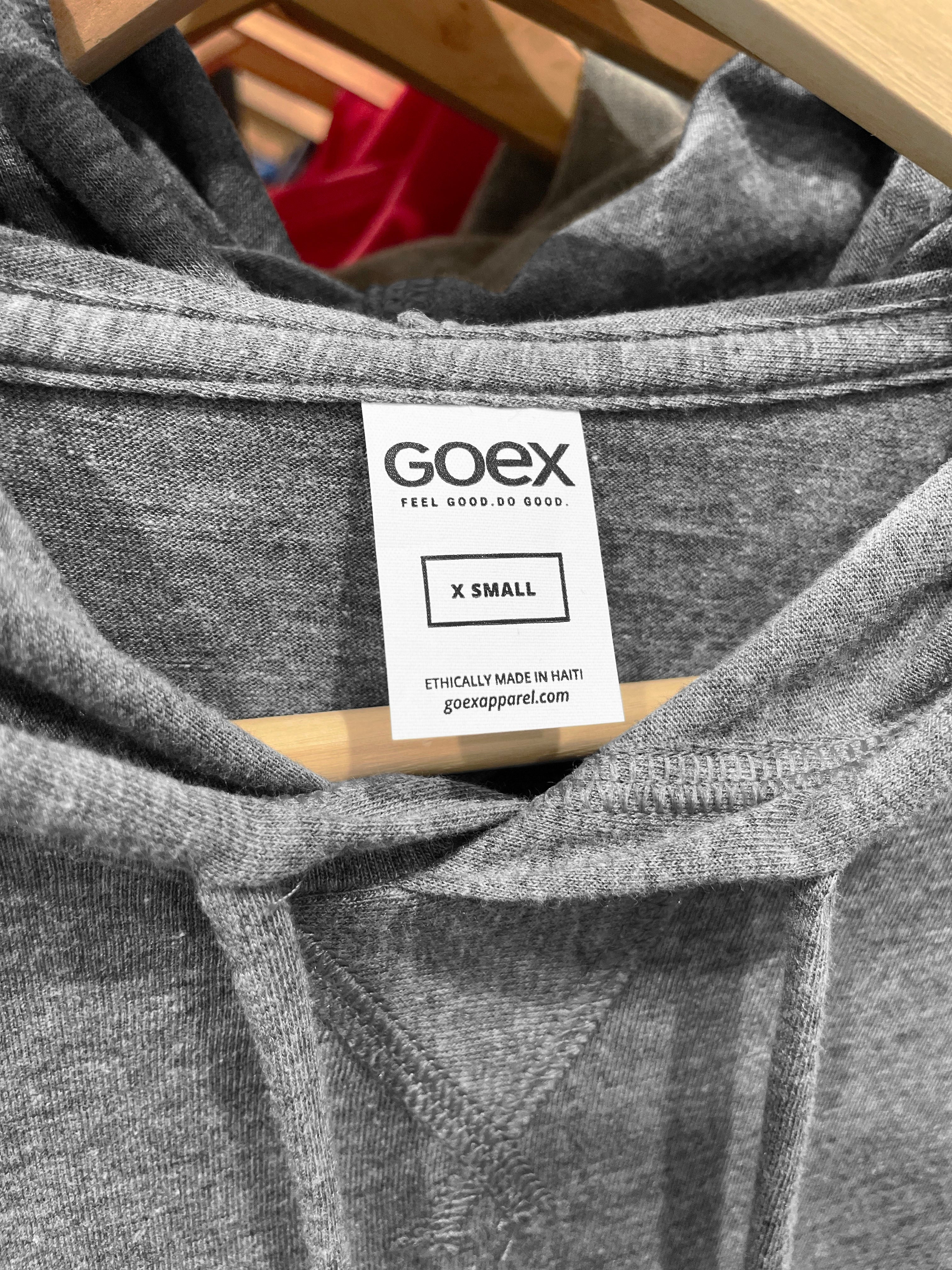 Close Up Image of GOEX Tear Away neck labels