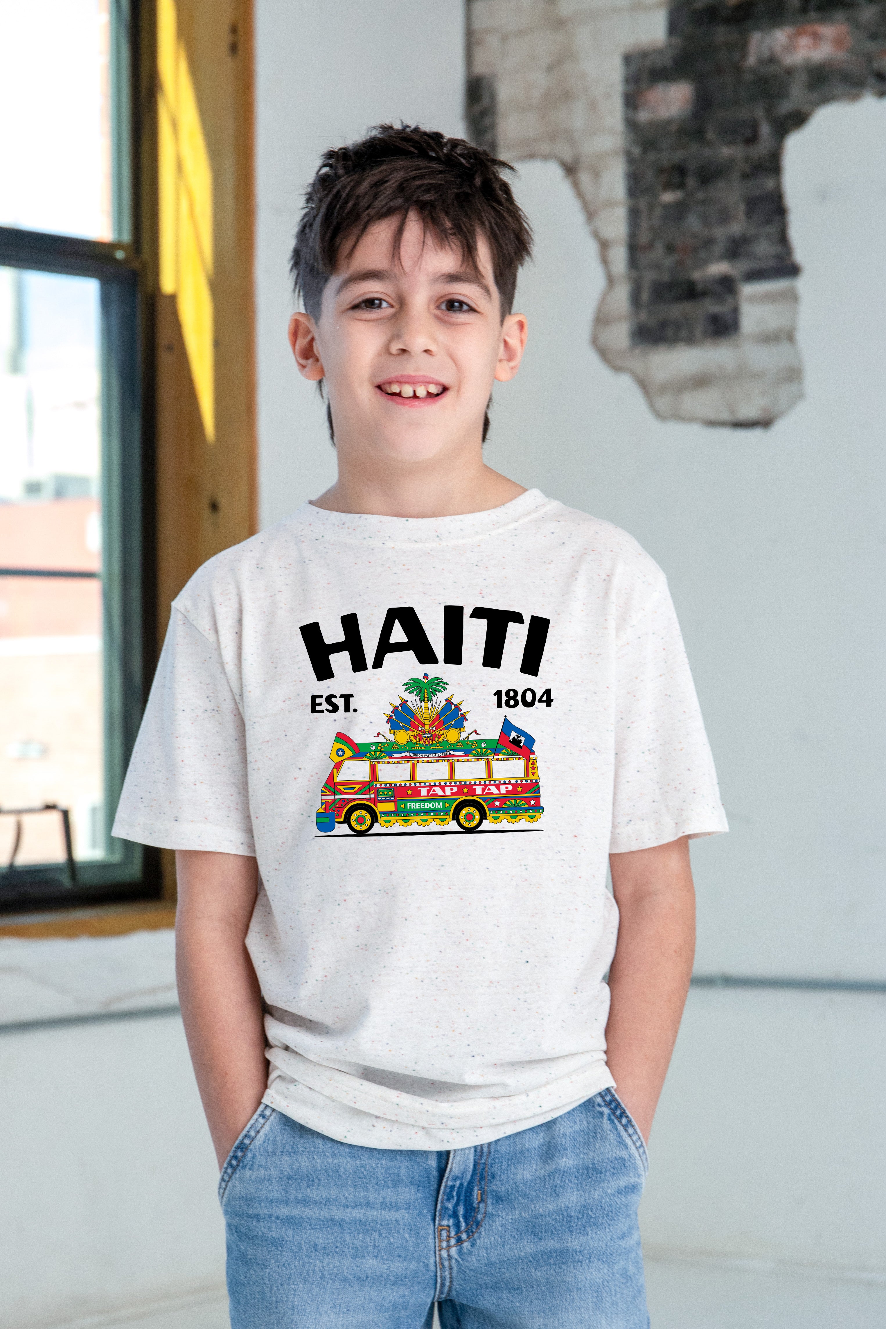 Haiti Tap Tap Youth Eco Cotton Tee