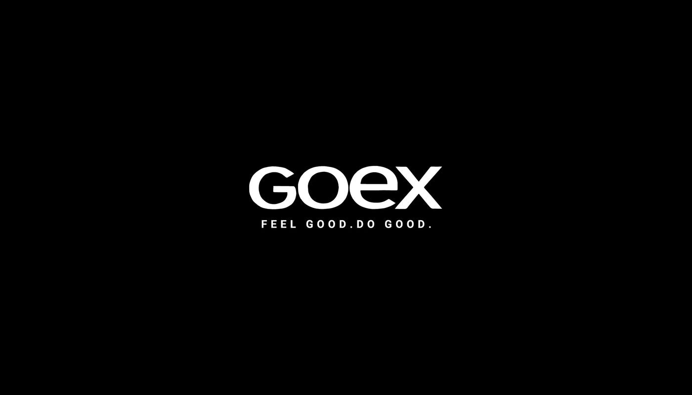 Black Screen with White GOEX logo