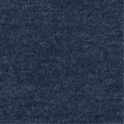 Swatch of GOEX Eco Triblend in Heather Navy