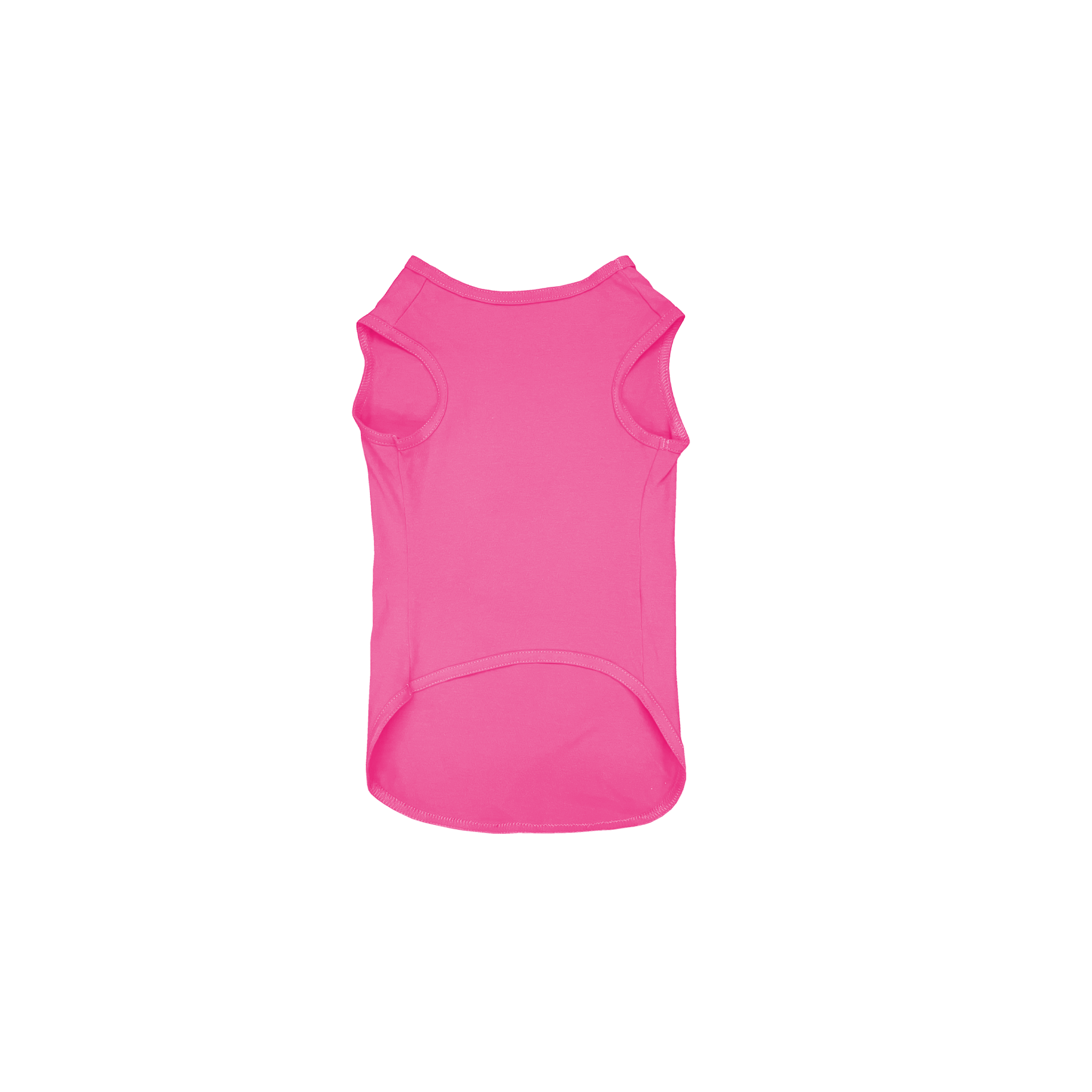 Front Flat Lay of GOEX Premium Cotton Dog Tank in Bubblegum