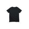 Back Flat Lay of GOEX Youth Cotton Tee in Black