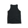 Back Flat Lay of GOEX Unisex and Men's Eco Triblend Tank in Charcoal