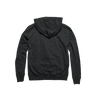 Back Flat Lay of GOEX Unisex and Men's Fleece Hoodie in Charcoal