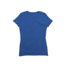 Back Flat Lay of GOEX Ladies Cotton Tee in Royal