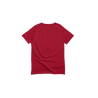 Back Flat Lay of GOEX Youth Cotton Tee in Cardinal
