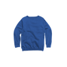 Front Flat Lay of GOEX Youth Fleece Crew in Royal