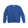 Front Flat Lay of GOEX Unisex and Men's Fleece Crew in Royal