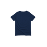 Back Flat Lay of GOEX Youth Cotton Tee in Navy