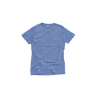 Front Flat Lay of GOEX Youth Eco Triblend Tee in Light Blue