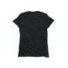 Back Flat Lay of GOEX Ladies Eco Triblend Tee in Charcoal