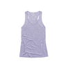 Front Flat Lay of GOEX Ladies Eco Triblend Rib Tank in Lavender