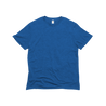 Front Flat Lay of GOEX Unisex and Men's Eco Triblend Tee in Royal