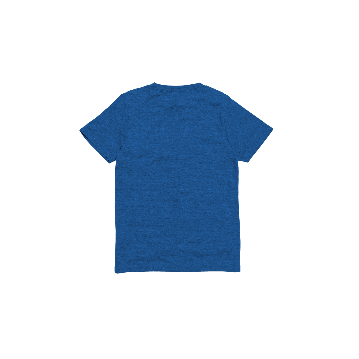 Back Flat Lay of GOEX Youth Eco Triblend Tee in Royal
