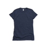 Front Flat Lay of GOEX Ladies Eco Triblend Tee in Navy