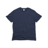 Front Flat Lay of GOEX Unisex and Men's Eco Triblend Tee in Navy