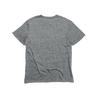Back Flat Lay of GOEX Unisex and Men's Eco Triblend Tee in Heather Grey