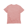 Back Flat Lay of GOEX Unisex and Men's Eco Triblend Tee in Rose