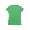 Back Flat Lay of GOEX Ladies Eco Triblend Tee in Grass