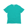 Front Flat Lay of GOEX Unisex and Men's Eco Triblend Tee in Teal
