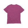 Back Flat Lay of GOEX Unisex and Men's Eco Triblend Tee in Berry