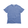 Front Flat Lay of GOEX Unisex and Men's Eco Triblend Tee in Light Blue
