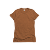 Front Flat Lay of GOEX Ladies Eco Triblend Tee in Amber