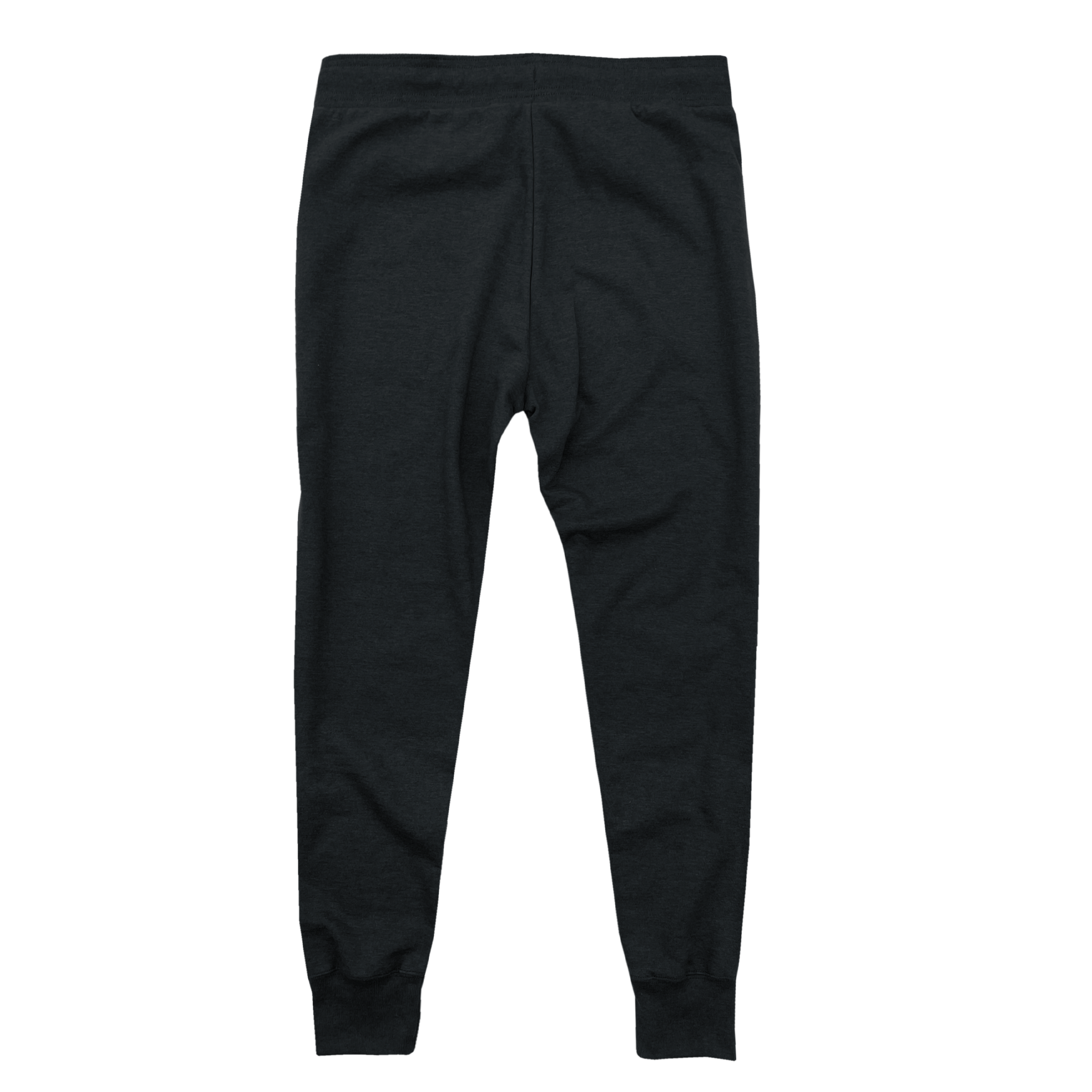 Back Flat Lay GOEX Unisex and Men's Fleece Jogger in Charcoal
