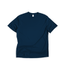 Front Flat Lay of GOEX Unisex and Men's Eco Poly Tee in Navy