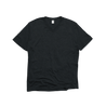 Front Flat Lay of GOEX Unisex and Men's Eco Triblend V Neck Tee in Charcoal