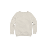Back Flat Lay of GOEX Youth Fleece Crew in Ivory
