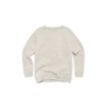 Front Flat Lay of GOEX Youth Fleece Crew in Ivory