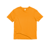 Front Flat Lay of GOEX Unisex and Men's Cotton Tee in Marigold