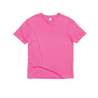 Front Flat Lay of GOEX Unisex and Men's Cotton Tee in Bubblegum