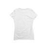 Back Flat Lay of GOEX Ladies Cotton Tee in White