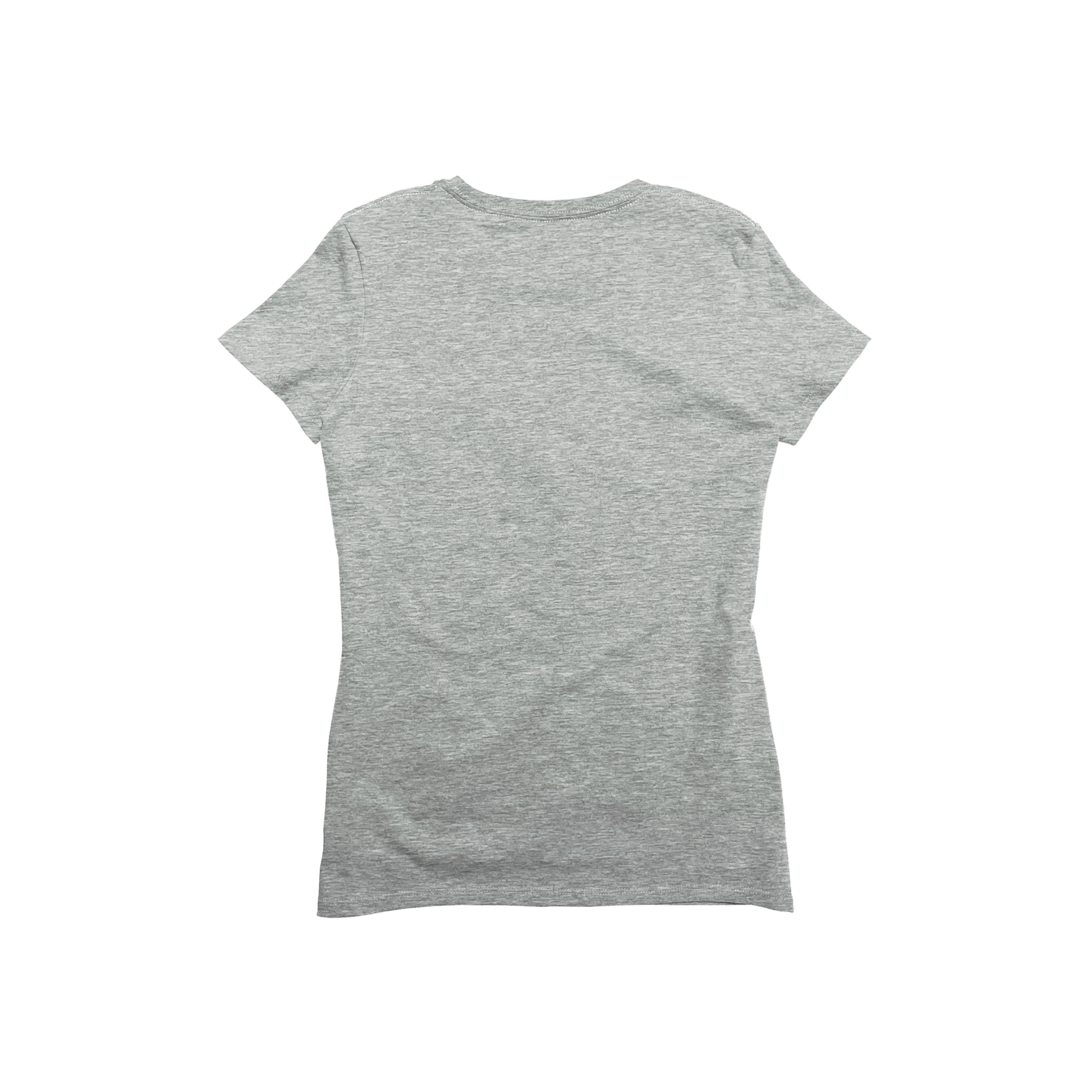 Back Flat Lay of GOEX Ladies Cotton V Neck in Oxford